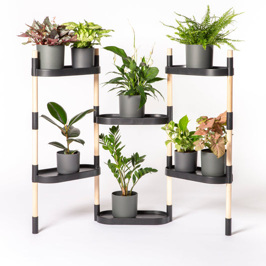 6-tray plant shelves